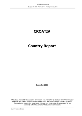 Country Report Croatia