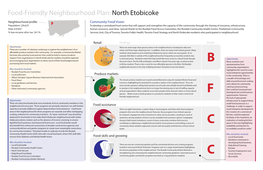 Food-Friendly Neighbourhood Plan: North Etobicoke