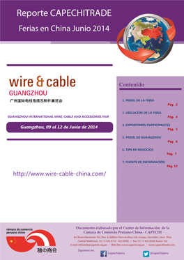 GUANGZHOU INTERNATIONAL WIRE, CABLE and ACCESSORIES FAIR Pág