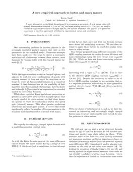 A New Empirical Approach to Lepton and Quark Masses