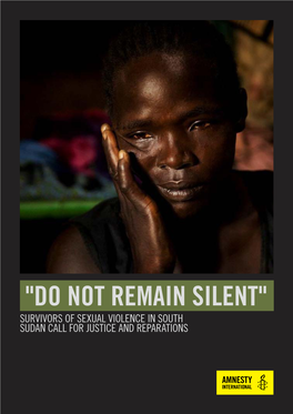 "Do Not Remain Silent"