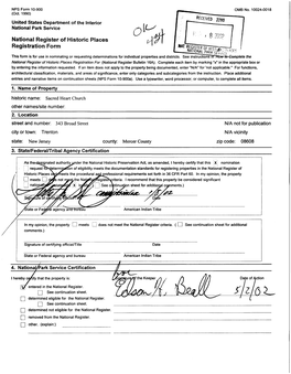 National Register of Historic Places Registration Form