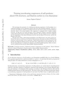 Twisting Non-Shearing Congruences of Null Geodesics, Almost CR