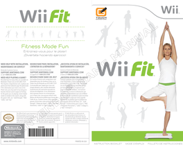 What Is Wii Fit? 5 Wii Remote to Make Menu Selections, Point with the Wii Remote and Press