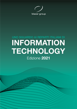 INFORMATION TECHNOLOGY Edizione 2021