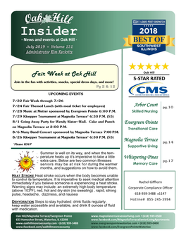 Oak Hill Insider ~ July 2019