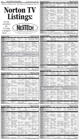 06 01-28-14 TV Guide.Indd