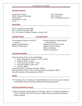 Curriculum Vitae