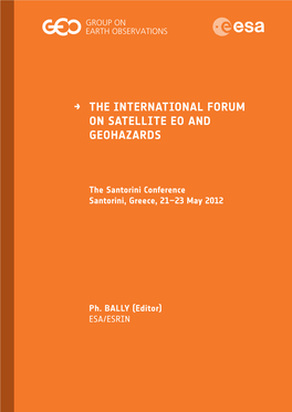 → the International Forum on Satellite EO and Geohazards