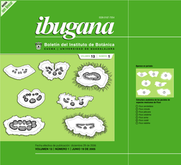 Boletín Del Instituto De Botánica CUCBA | UNIVERSIDAD DE GUADALAJARA