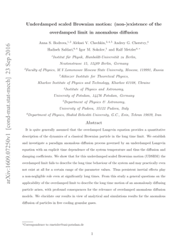 Arxiv:1609.07250V1 [Cond-Mat.Stat-Mech] 23 Sep 2016 Iuino Atce Nfe Oln Rnlrgases