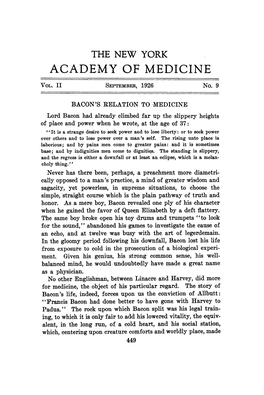 Academy of Medicine Vol