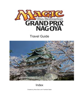 GP Nagoya 2016 Travel Guide