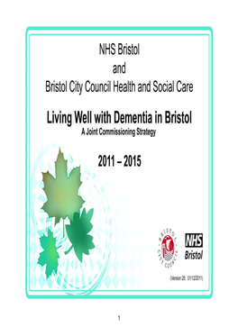 Bristol Dementia Strategy