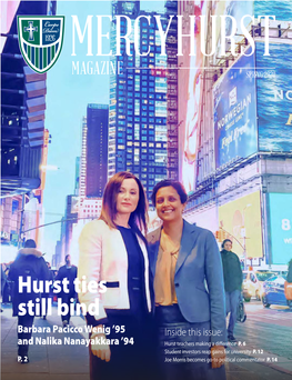 Mercyhurst Magazine Spring 2020