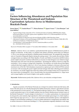 Factors Influencing Abundances and Population Size Structure Of