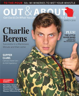 CHARLIE BERENS Takes Manitowoc Minute on Live Tour P.12