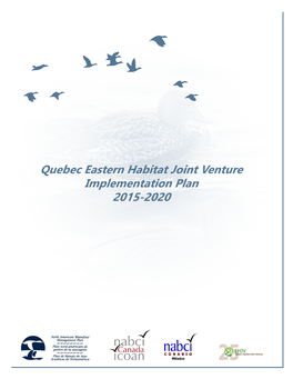 Quebec EHJV Implementation Plan 2015-2020