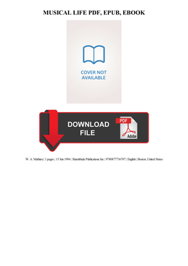 {PDF} Musical Life Ebook Free Download