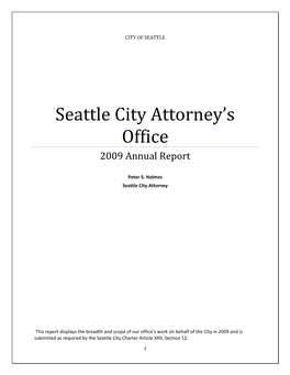 Seattle City Attorney's Office