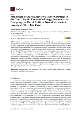 Planning the Future Electricity Mix for Countries in the Global South