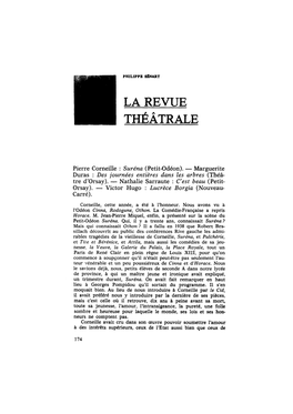 La Revue Théâtrale