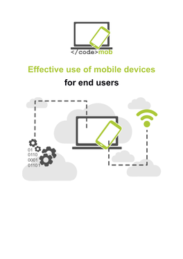 Effective Use of Mobile Devices for End Users Codemob: Effective Use of Mobile Devices for End-Users