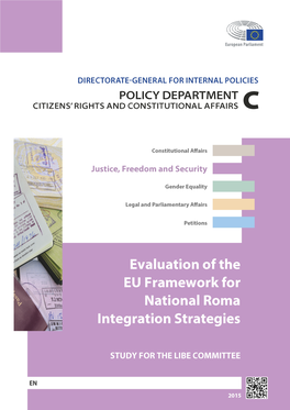 Evaluation of the EU Framework for National Roma Integration Strategies