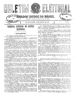 W0& UNIDOS M BRASIL TRIBUNAL SUPERIOR DE JUSTIÇA ELEITORAL