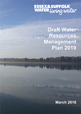 Draft Water Resources Management Plan 2019