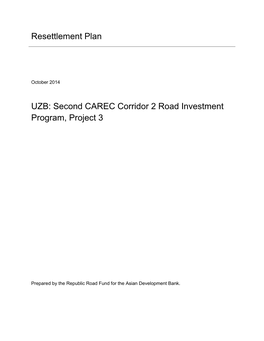 Second CAREC Corridor 2 Road Investment Program, Project 3