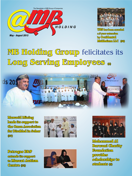 MB Holding Group Felicitates Its Long Serving Employees