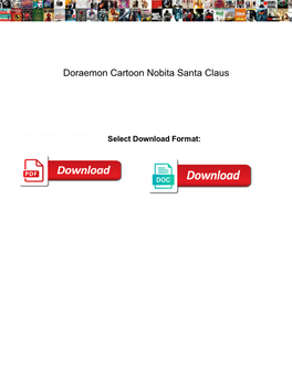 Doraemon Cartoon Nobita Santa Claus