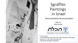 Sgraffito in Israel