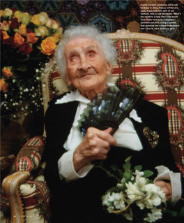Jeanne Calment Celebrates Her 120Th Birthday in Arles, France, in February 1995