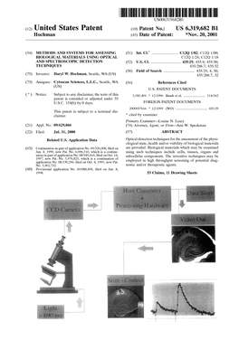 (12) United States Patent (10) Patent No.: US 6,319,682 B1 Hochman (45) Date of Patent: *Nov