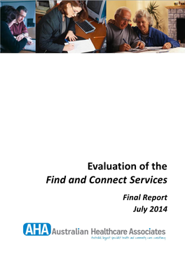 Evaluation of Find and Connect Services Final Report