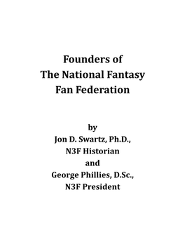 Fandbook 8, Founders of the National Fantasy Fan Federation