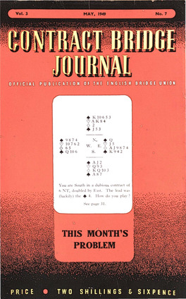 Contract Bridge Journal, C/O Priestley.Studios Ltd., Commercial