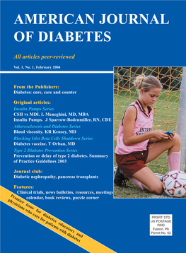 American Journal of Diabetes