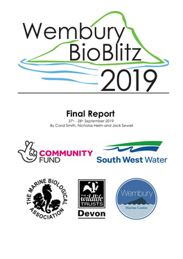 Bioblitz Report Final.Pdf