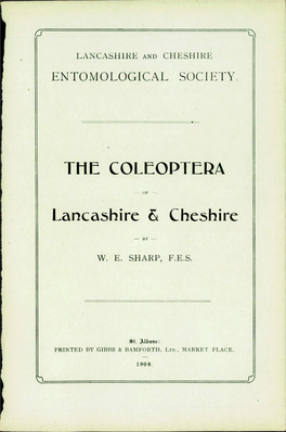 THE COLEOPTEKA Lancashire & Cheshire