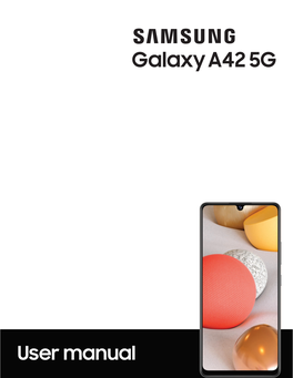 Samsung Galaxy A42 5G A426 User Manual