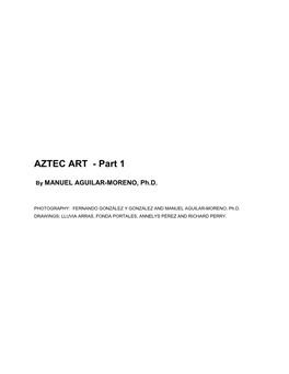 AZTEC ART - Part 1