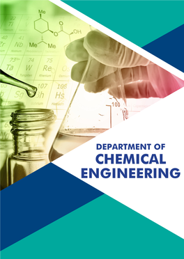 CHEMICAL ENGINEERING 2 I Institute of Chemical Technology I Annual Report 2016-17 NOCIL Awardnocil for Excellence Thorat Was Felicitated by of India In2016.Prof