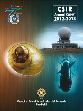 CSIR Annual Report 2012-13.Cdr