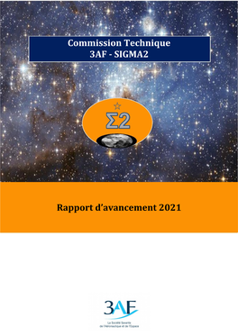 Rapport D'avancement 2021 Commission Technique 3AF