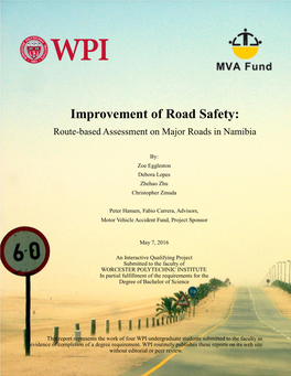 Improvement of Road Safety