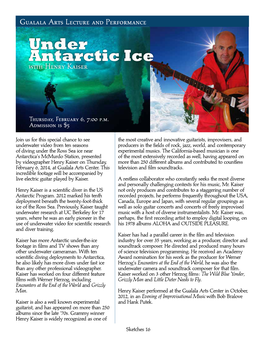 Under Antarctic Ice with Henry Kaiser