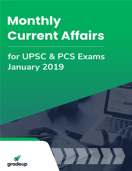 UPSC Current Affairs January 2019 in English